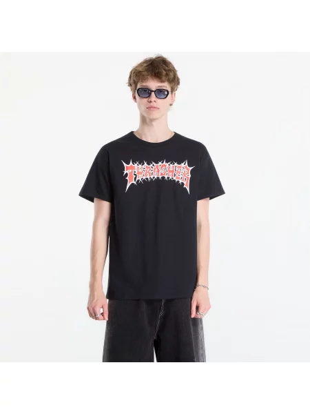 Tricou Thrasher Spikey T-Shirt Black S negru