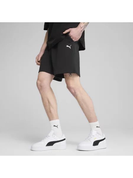 PUMA szorty o luźnym kroju WARDROBE ESS 7" Odzież S czarny