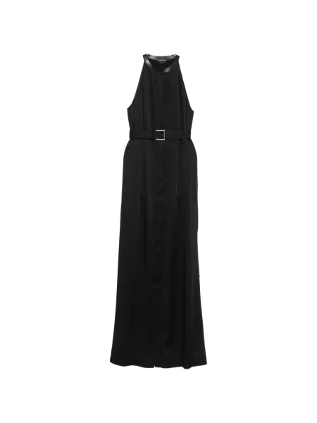 Rochie Tom Ford cu crăpătură de costum negru