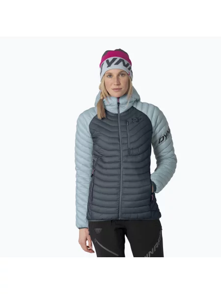 Geacă cu puf pentru femei DYNAFIT Radical Dwn RDS Hood cloud blue albastru