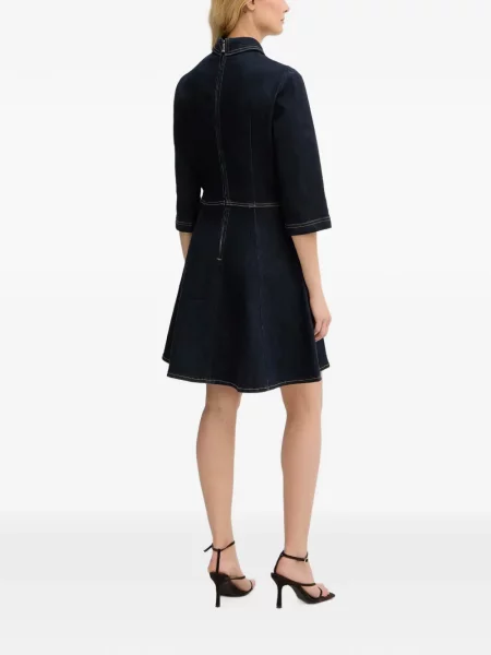 Rochie din denim Morgan albastru