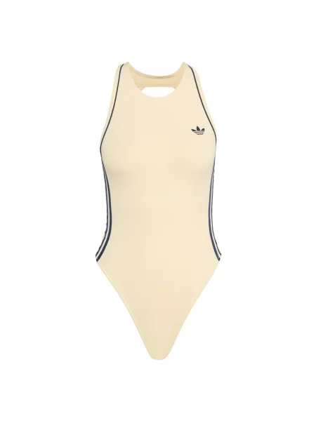 ADIDAS PERFORMANCE Body sportiv crem negru