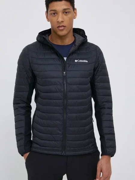 Columbia geaca sport Powder Pass de tranzitie negru