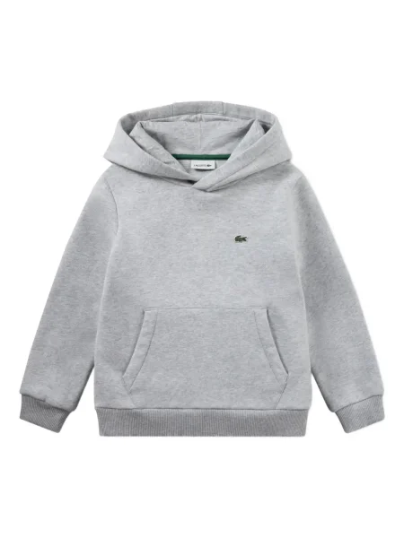 Bluza z kapturem dziecięca Lacoste szara