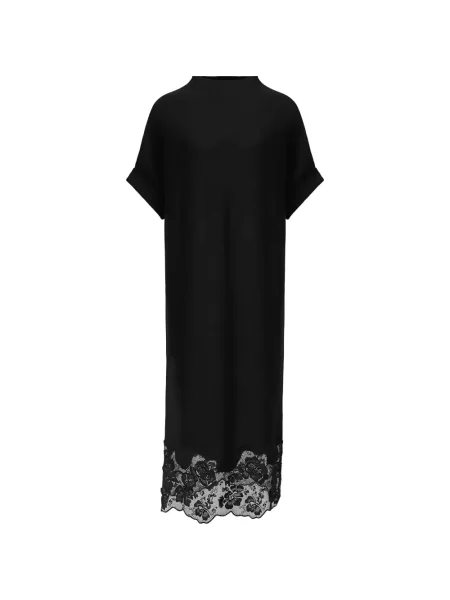 Rochie midi Fabiana Filippi tricotate negru
