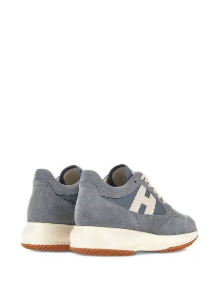 Sneakers Hogan με κορδόνια με δαντέλα γκρι