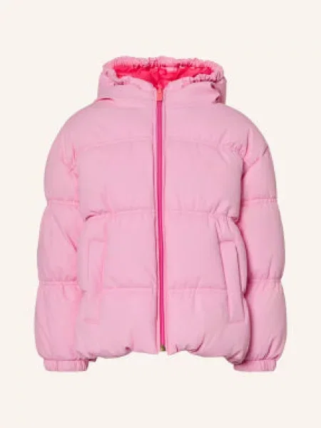 Billieblush Prošívaná Bunda S Flitry / neonově růžová
