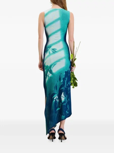 Rochie Ph5 asimetrică albastru