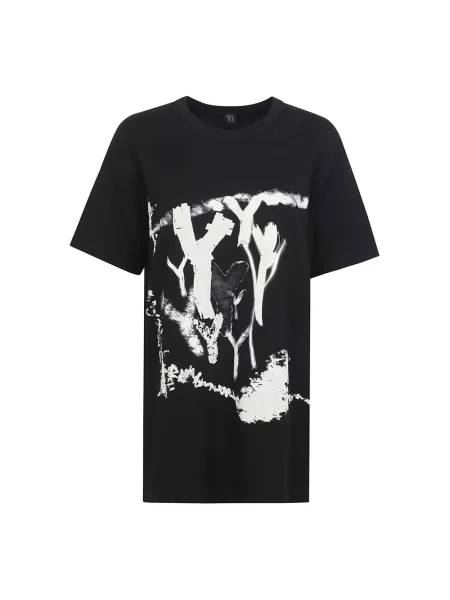 Koszulka Yohji Yamamoto z dżerseju czarna