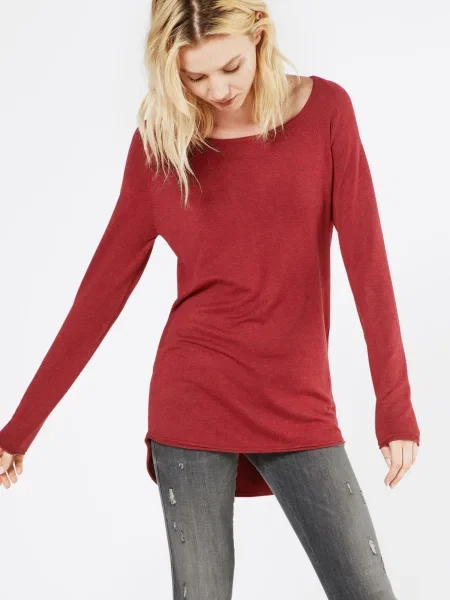 ONLY Pulover Mila burgundy roșu