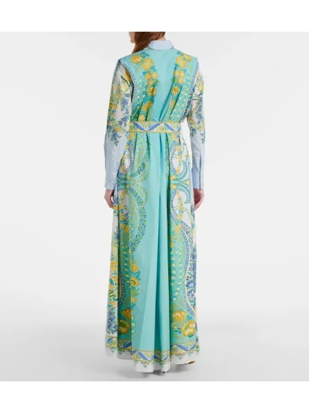 Rochie tip cămașă Etro cu model floral