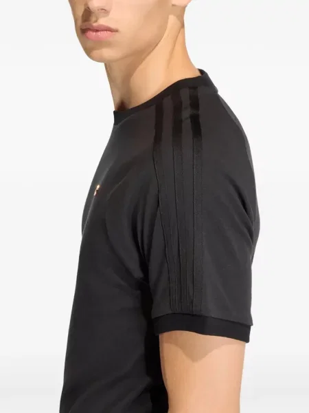 Top Adidas alergare cu autograf din piele negru