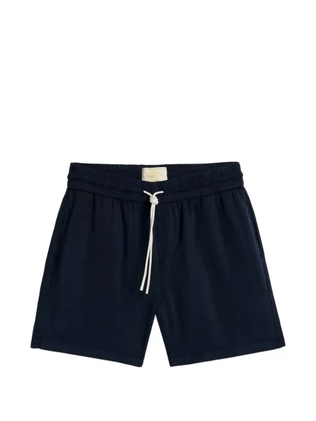 Pantaloni scurți Portuguese Flannel de flanelă cu cordon albastru