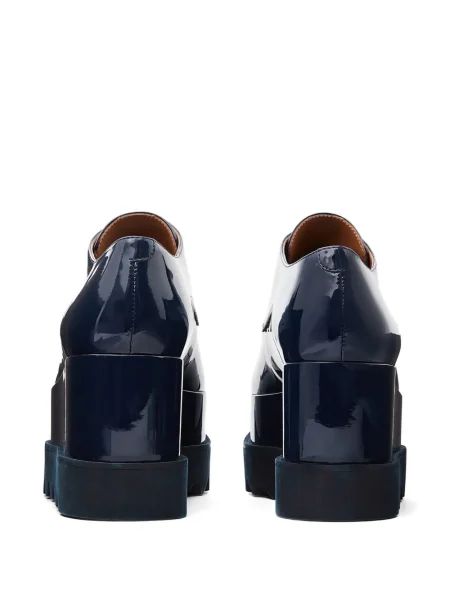 Pantofi derby Stella Mccartney cu platformă albastru