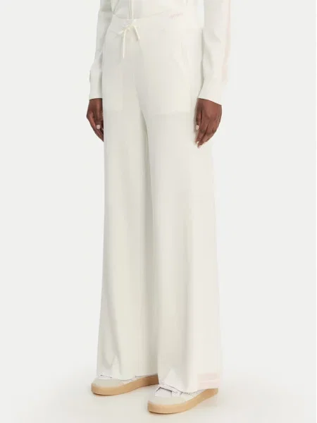 Guess Pletene hlače bela