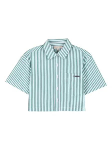 Dětské top Michael Kors zelený