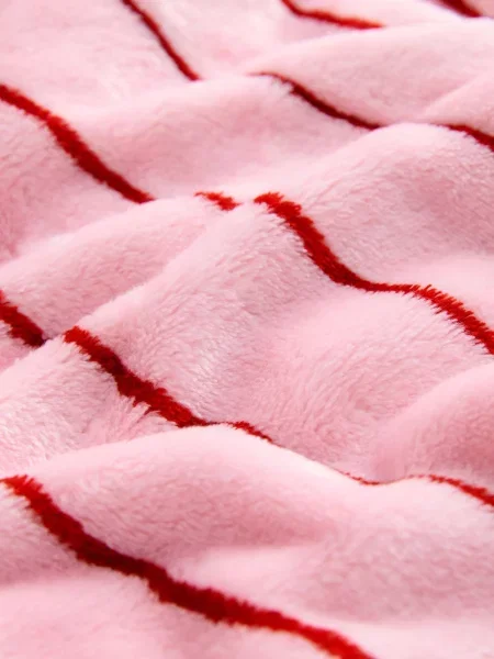 Next Halat de baie lung roz / bordeaux roșu