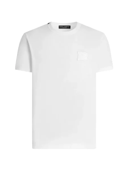 Tricou Dolce & Gabbana cu aplicații alb