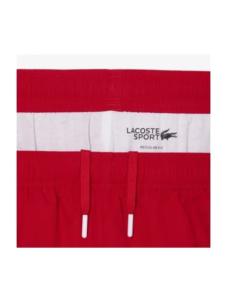 Pantaloni Lacoste roșu