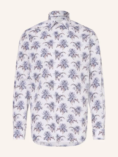 Eton Košile Contemporary Fit / černošedá / tmavě modrá bílá