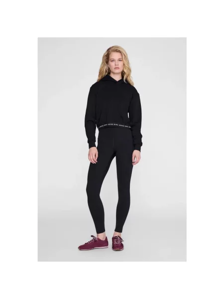 Bluza z kapturem Anine Bing z kapturem czarna