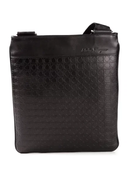 Geantă Ferragamo cu autograf negru
