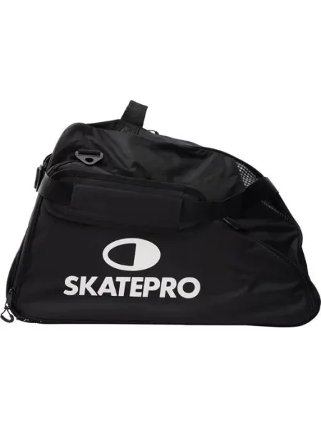 Sporty zimowe Narty Zjazdowe unisex SkatePro DeLuxe Kask i But/Skate Torba -... biała