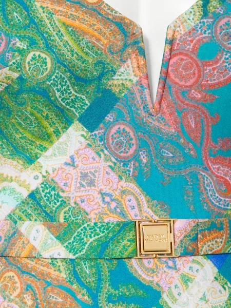 Maryan Mehlhorn Plavky Jacquard / růžová / zelená modrá