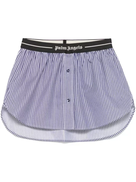 Fusta mini Palm Angels cu dungi albastru