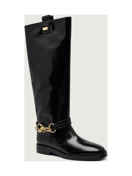 Marc Cain De piele cizme de echitație boot negru