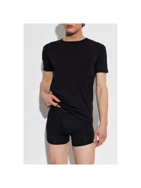 Maison Margiela T-shirt z bawełną czarna