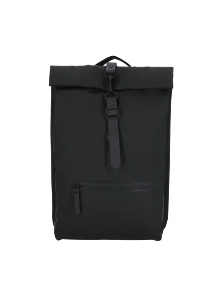 Plecak miejski Rains Rucksack Rolltop W3 17 l black czarny