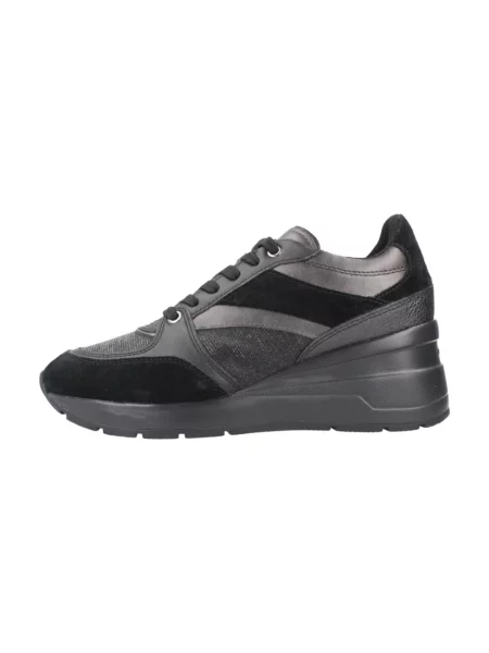 Sneakersy Geox skórzane czarne
