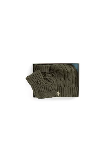 Set kapa i čarape Polo Ralph Lauren Tamno zelena