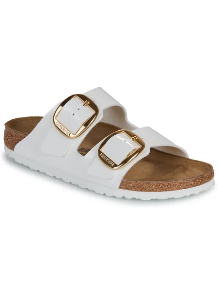 Natikači Birkenstock z zaponko bela