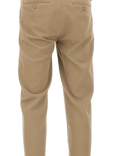 Pantaloni chino Re-hash maro