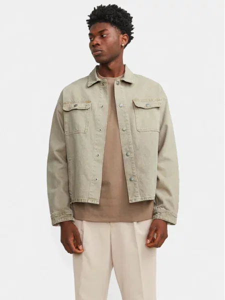 Jack & Jones Kurtka jeansowa Chase beżowy