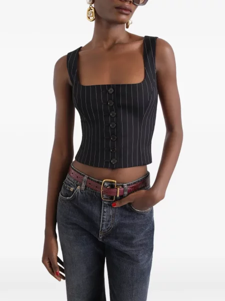 Vestă Dolce & Gabbana de lână negru