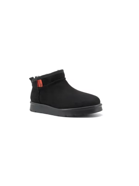 Botki Love Moschino skórzane retro czarne