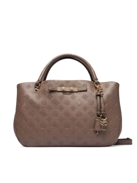 Guess Дамска чанта кафяв