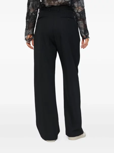 Pantaloni R13 de lână plisate negru