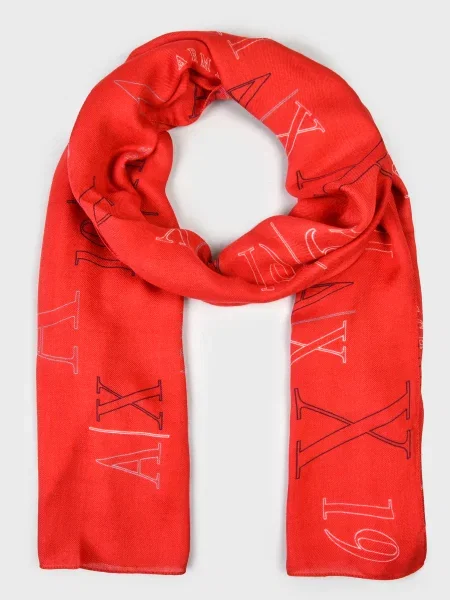 Шарф Armani Exchange червоний