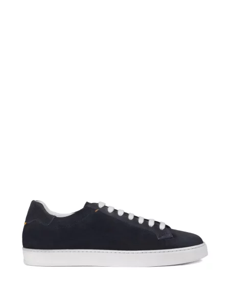 Sneakerși Doucal's cu șireturi din piele de căprioară albastru