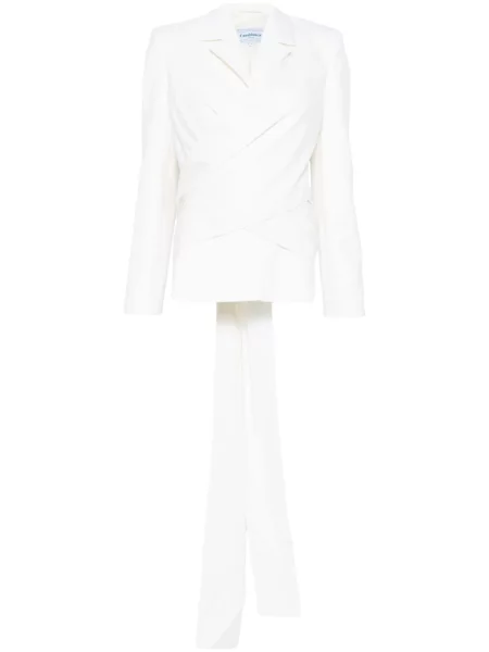 Sacou Casablanca de lână plic alb