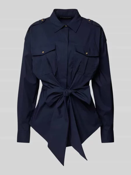 Lauren Ralph Lauren koszula granatowy slim z kołnierzykiem klasycznym