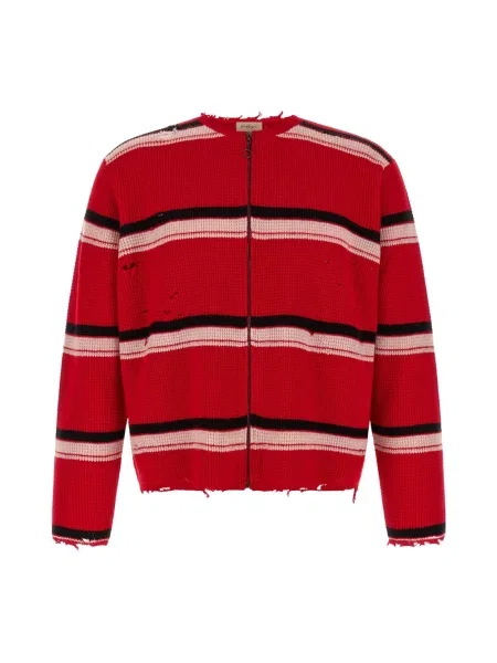 Sweter Second/layer wełniany czerwony