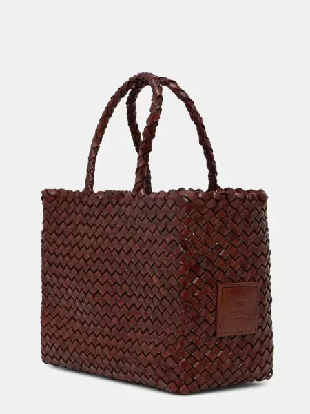 Кожаная сумка шоппер Weekend Max Mara