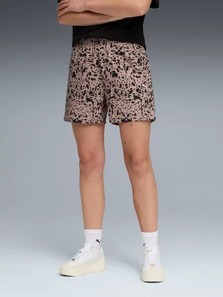 Повседневные шорты Puma бежевые