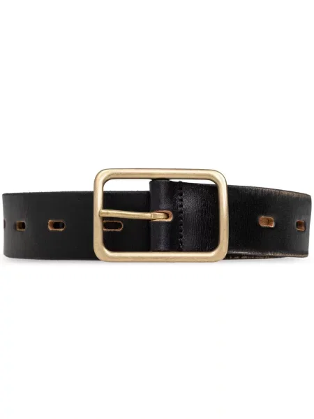 Cu centură curea Dsquared2 din piele negru