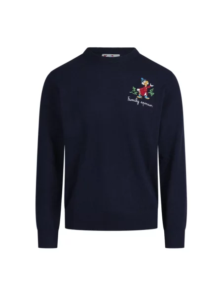 Sweter Mc2 Saint Barth niebieski